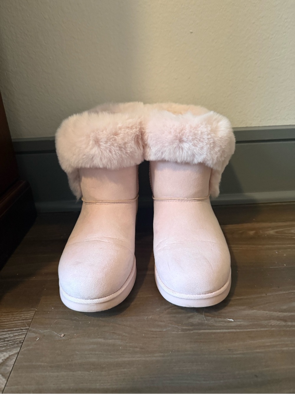 Juicy Couture Light Pink Short Winter Boots - Blush Pink